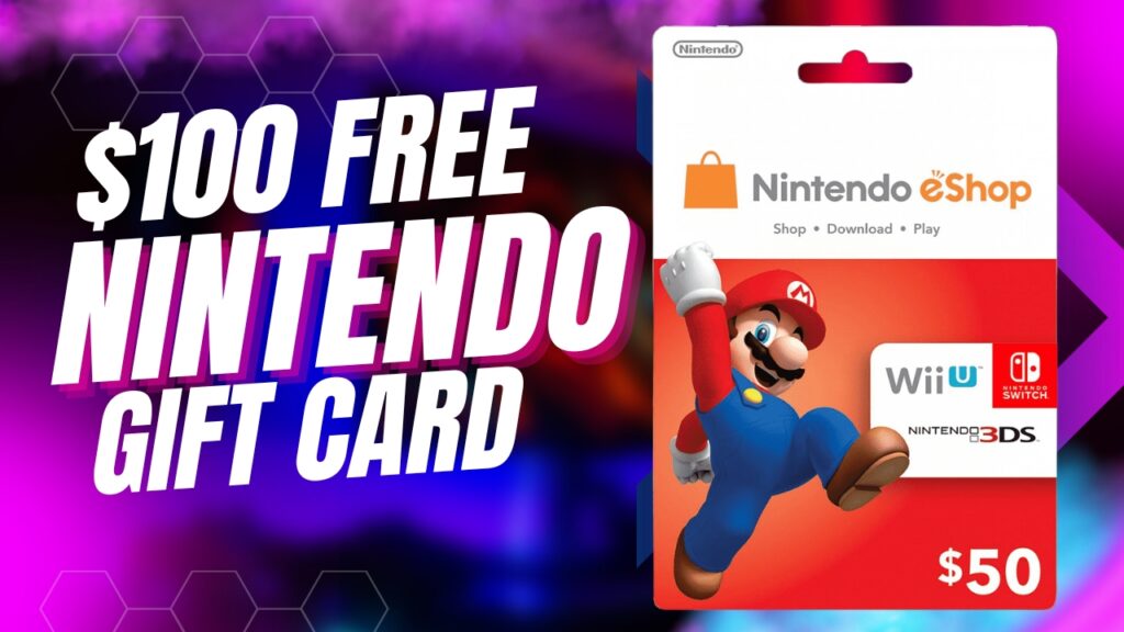 Nintendo Gift Card Code Generator